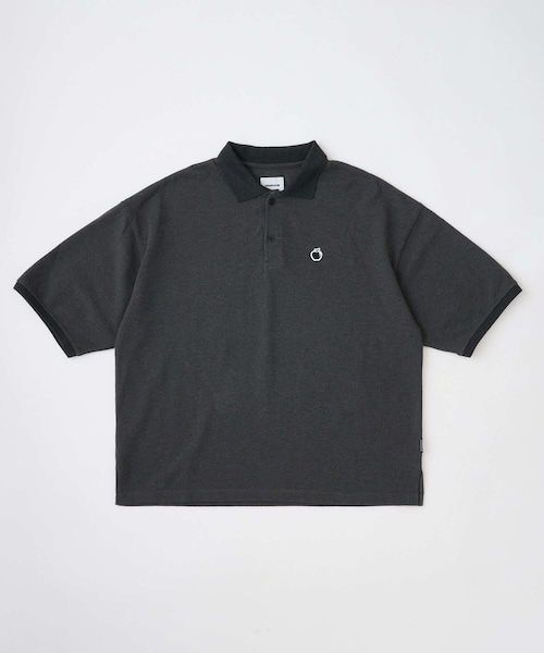 ADAM PATEK BITE APPLE patch polo shirt (GRY) AP2614028