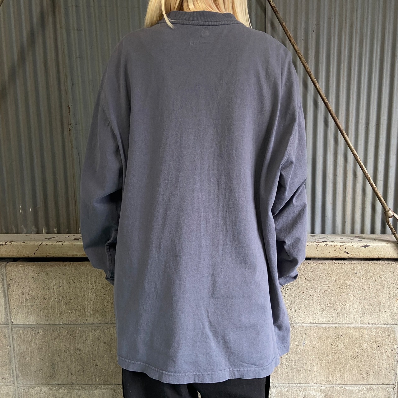 Carhartt カーハート ヘンリーネック ワンポイントロゴ ポケット 長袖T 