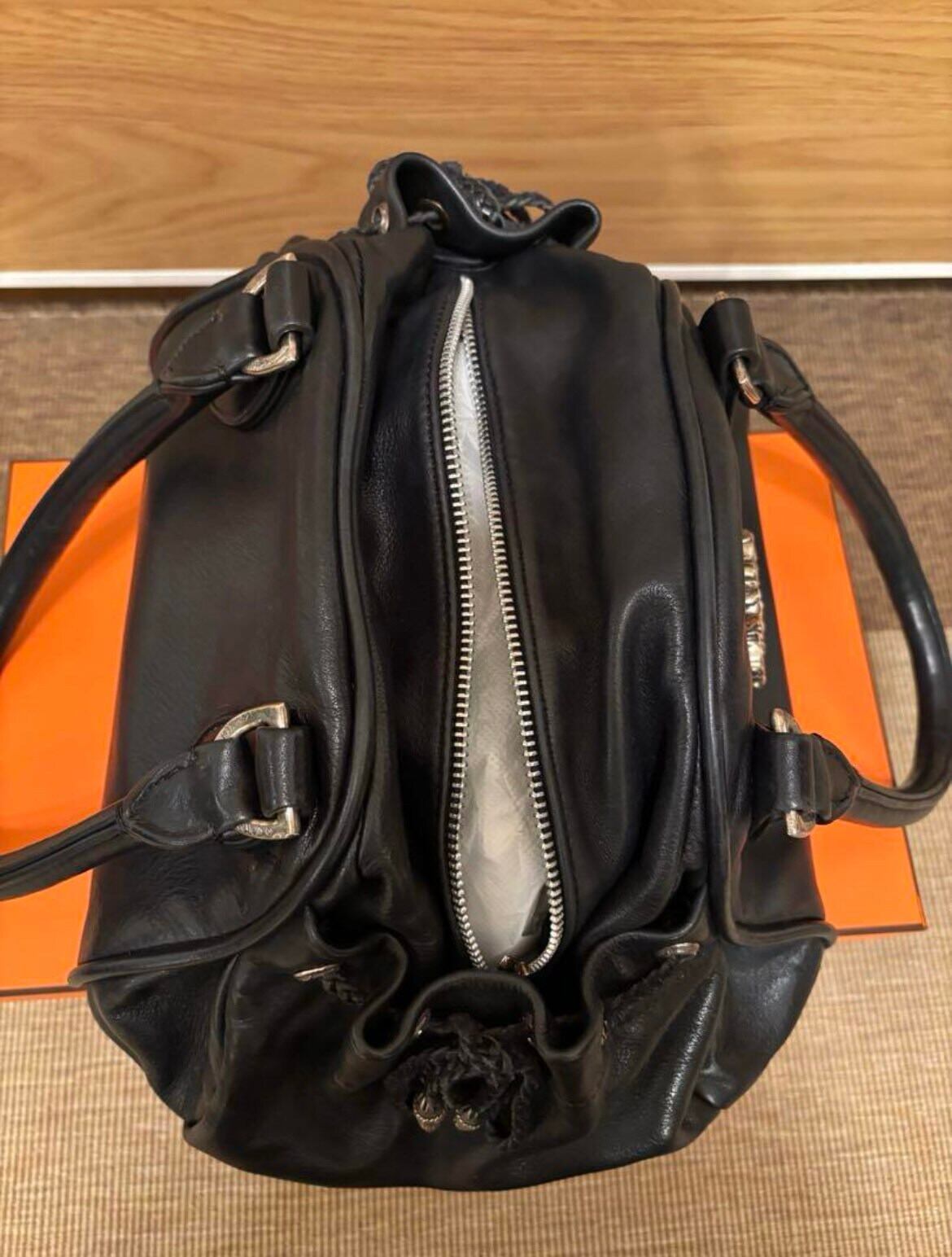 CHROME HEARTS クロムハーツ SQUIRRELY JO フィリグリークロス レザー