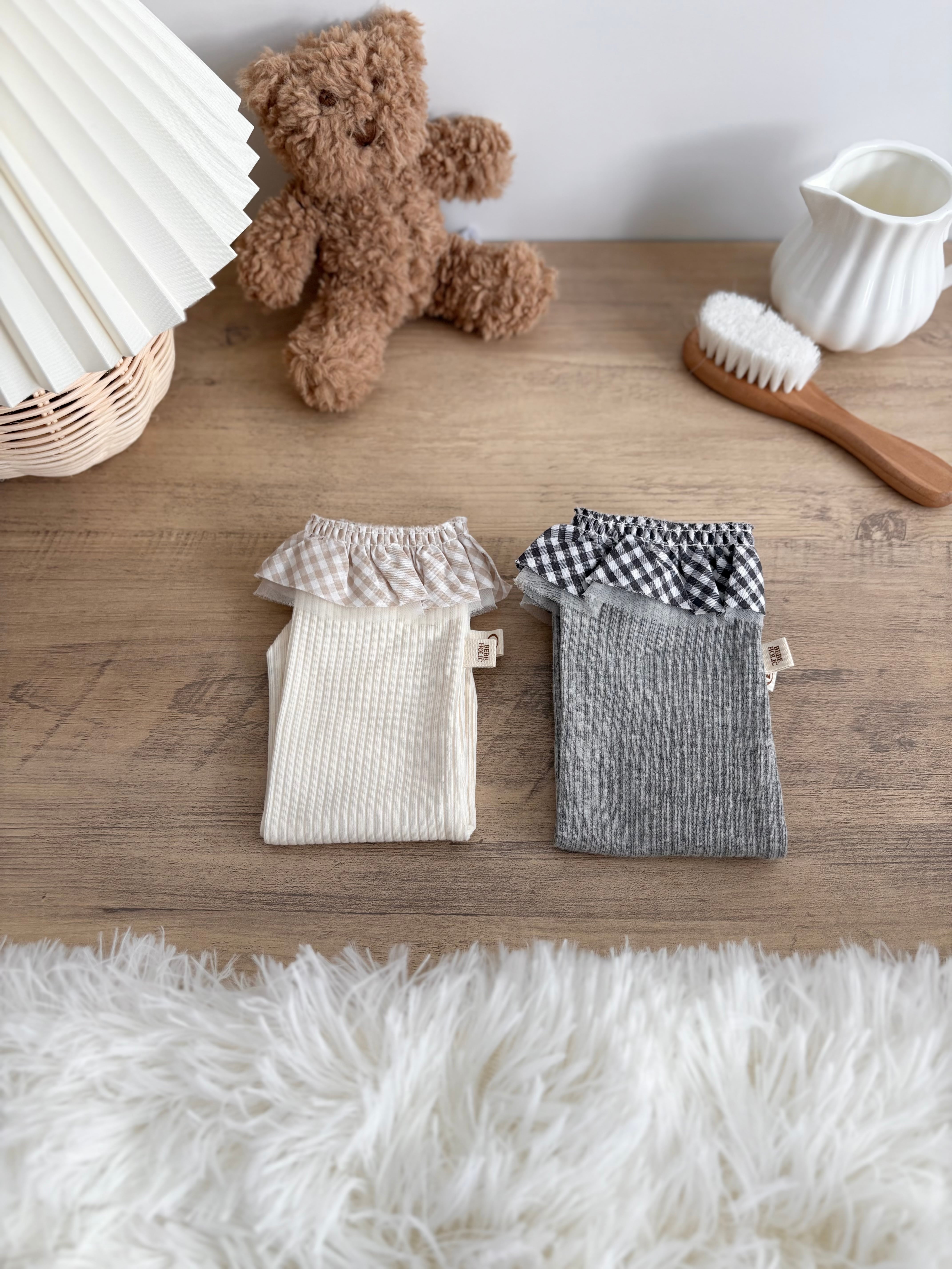 ꒰ 即納 ꒱ check socks