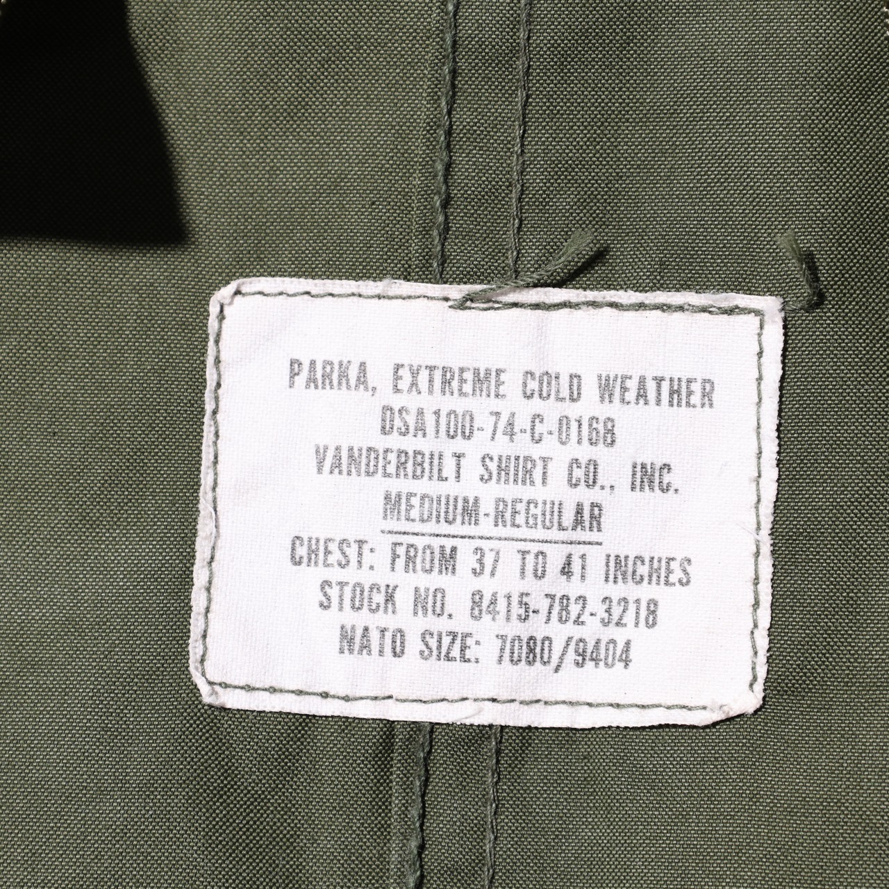Deadstock M 74年 M-65 Fishtail Parka Shell 米軍実物 モッズコート