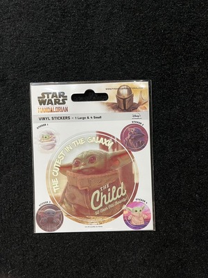 スター・ウォーズ／グローグー　Star Wars: Grogu　STAR WARS　ステッカー