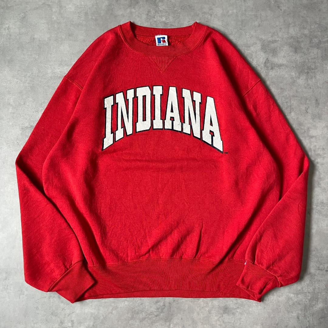 ラッセルアスレチック スウェット 古着 90s USA製 L 赤 17270