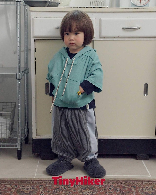 【即納】dindin layered hoodie