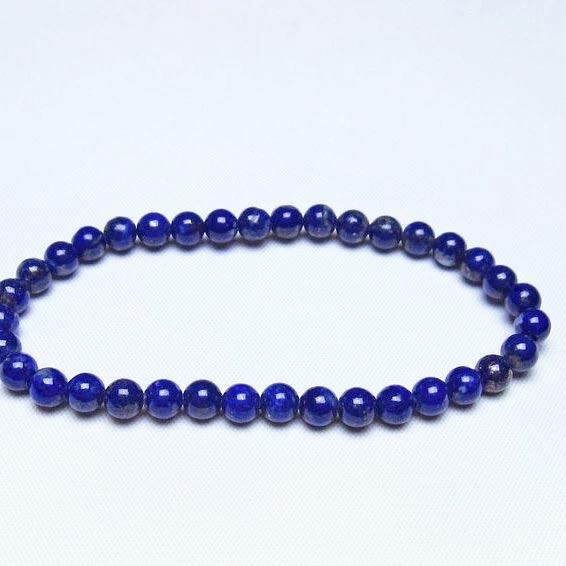 ラピスラズリ ブレスレット 5mm 一点物 メール便可 [M便 1/10] 111-48450