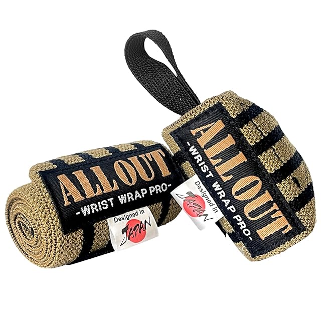 ALLOUT リストラップ 筋トレ ウエイトトレーニング 男女兼用 正規品