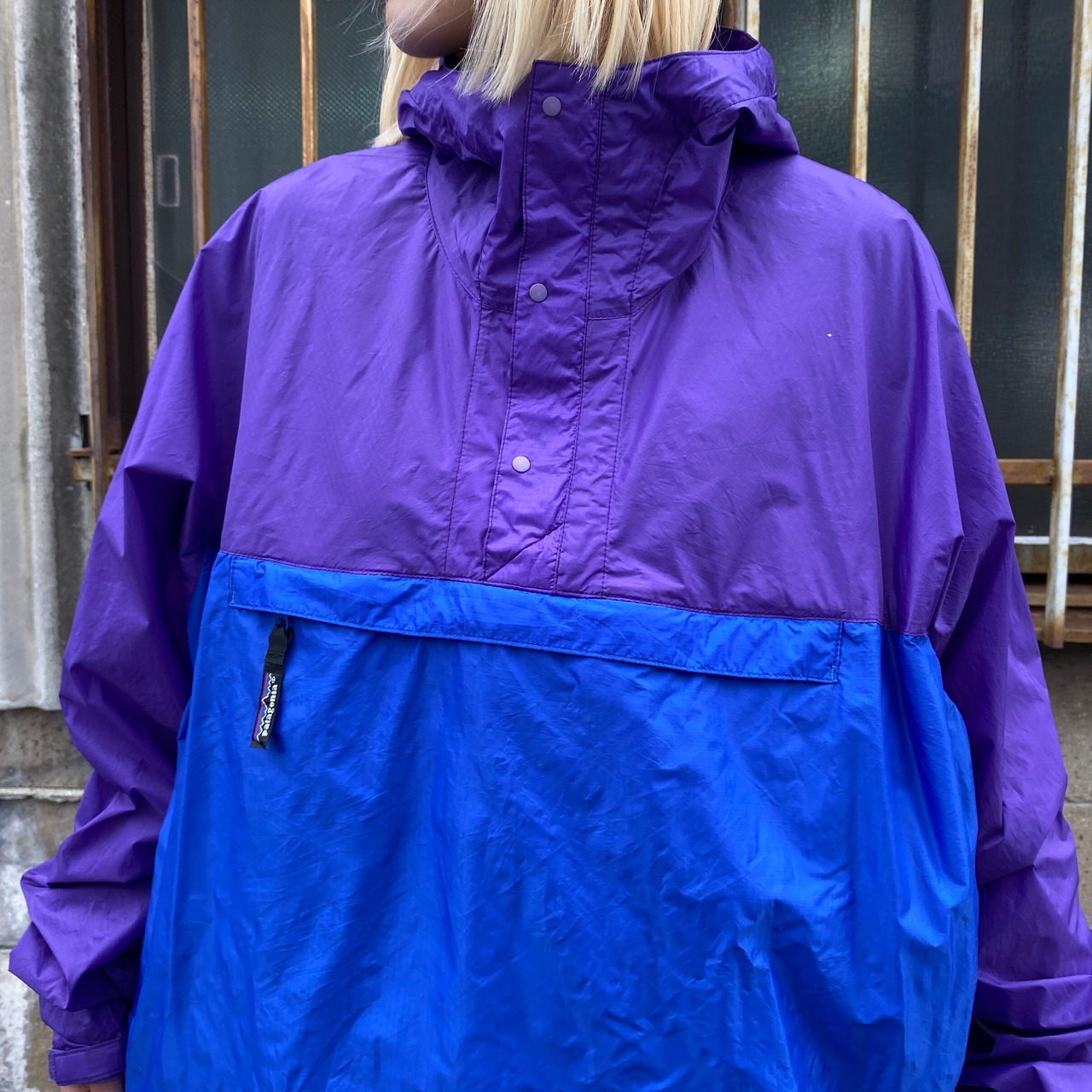 90年代 Patagonia パタゴニア Rマークタグ ナイロンパーカー プル 