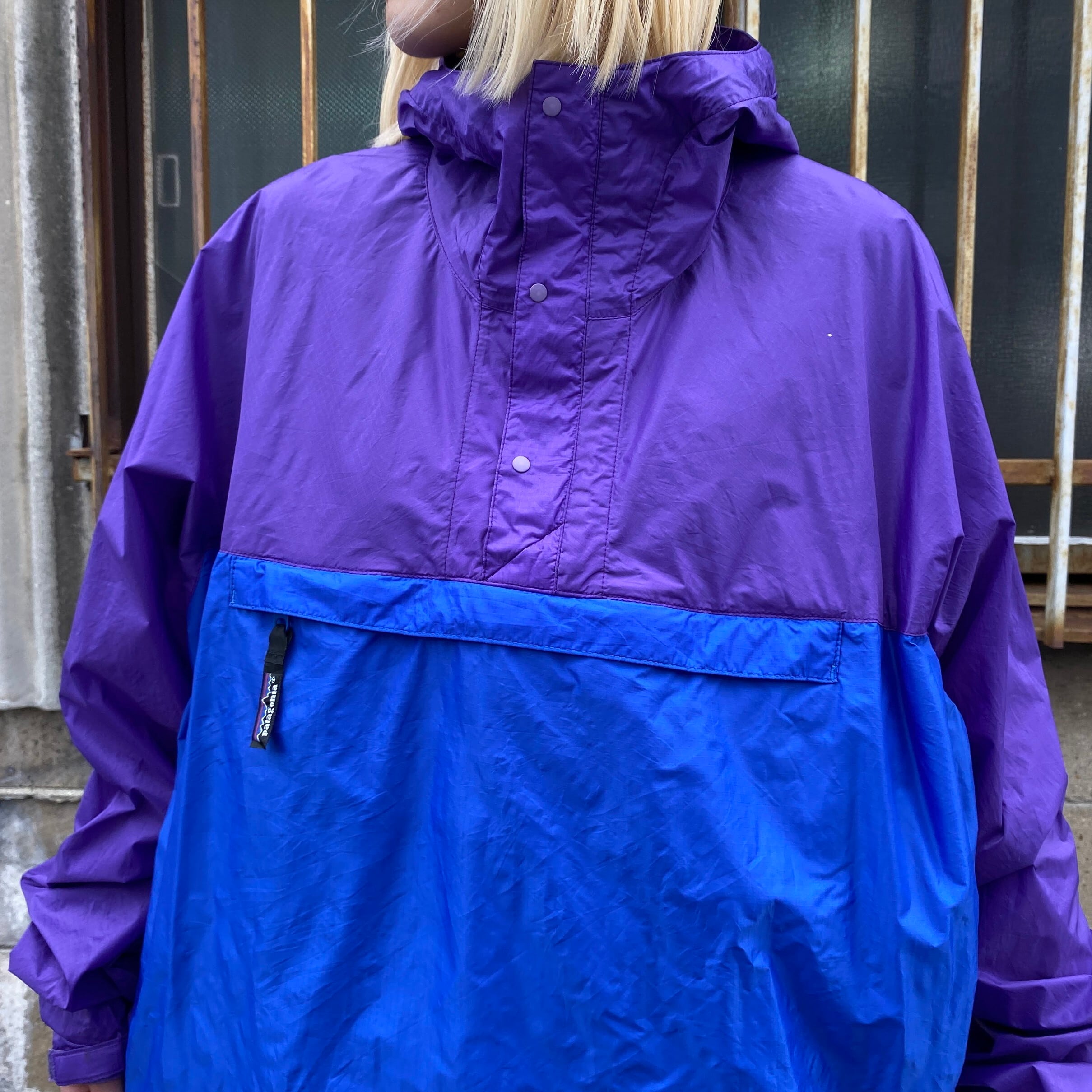 90年代 Patagonia パタゴニア Rマークタグ ナイロンパーカー プル 