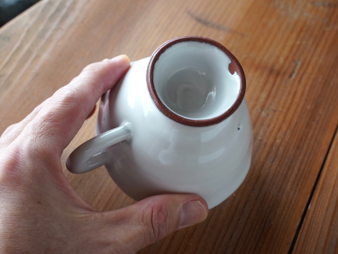 コーヒー豆を量る器