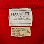 red lambswool knit