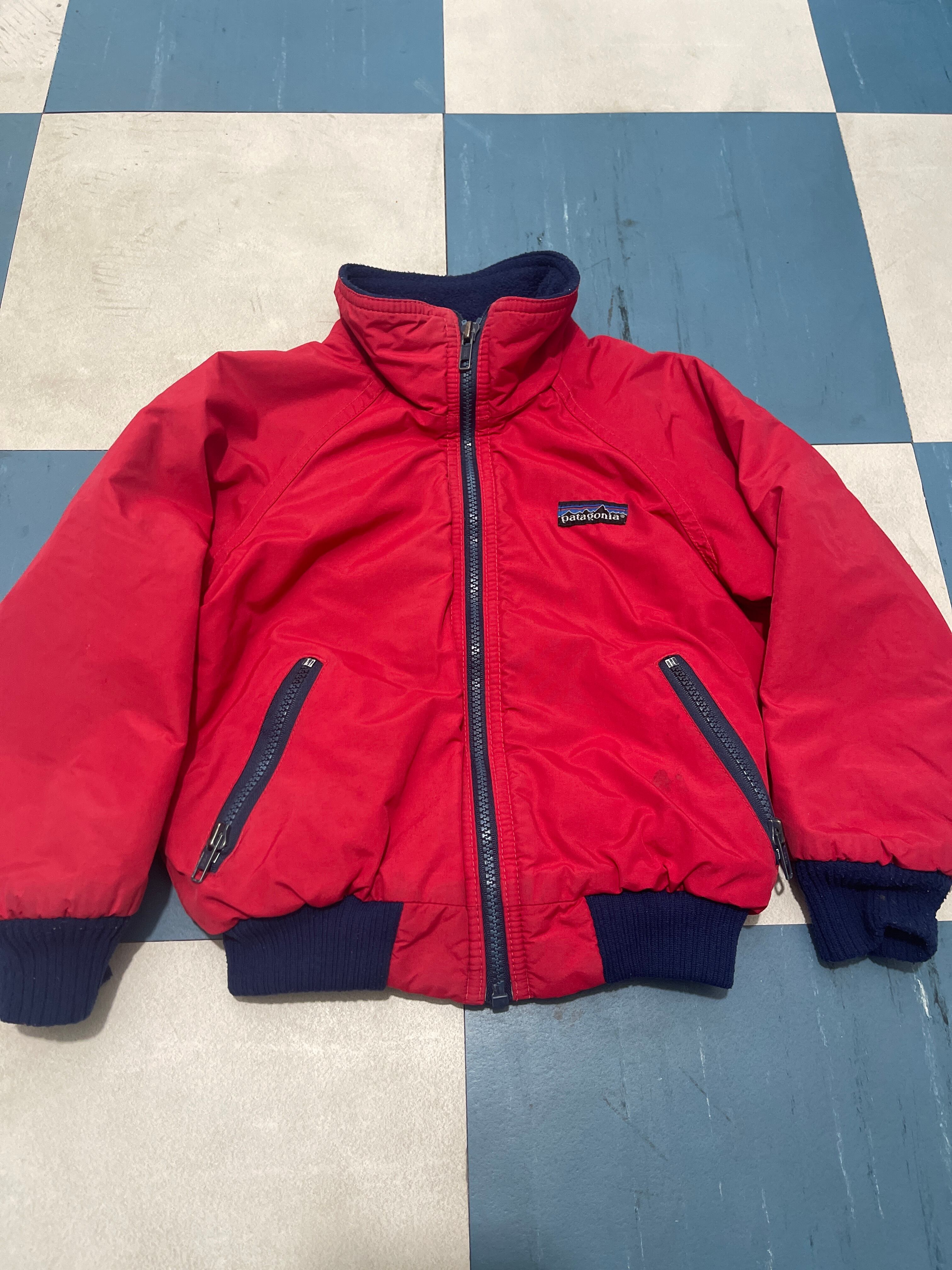 倉 1544 KIDS 5 80s USA製 PATAGONIA SHELLED SYNCHILLA JACKET