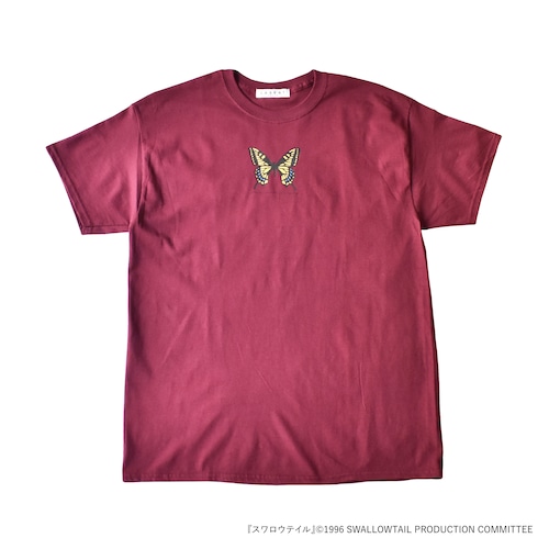 【LABRAT】×Swallowtail "Swallowtail Tattoo" Tee (DEEP RED)