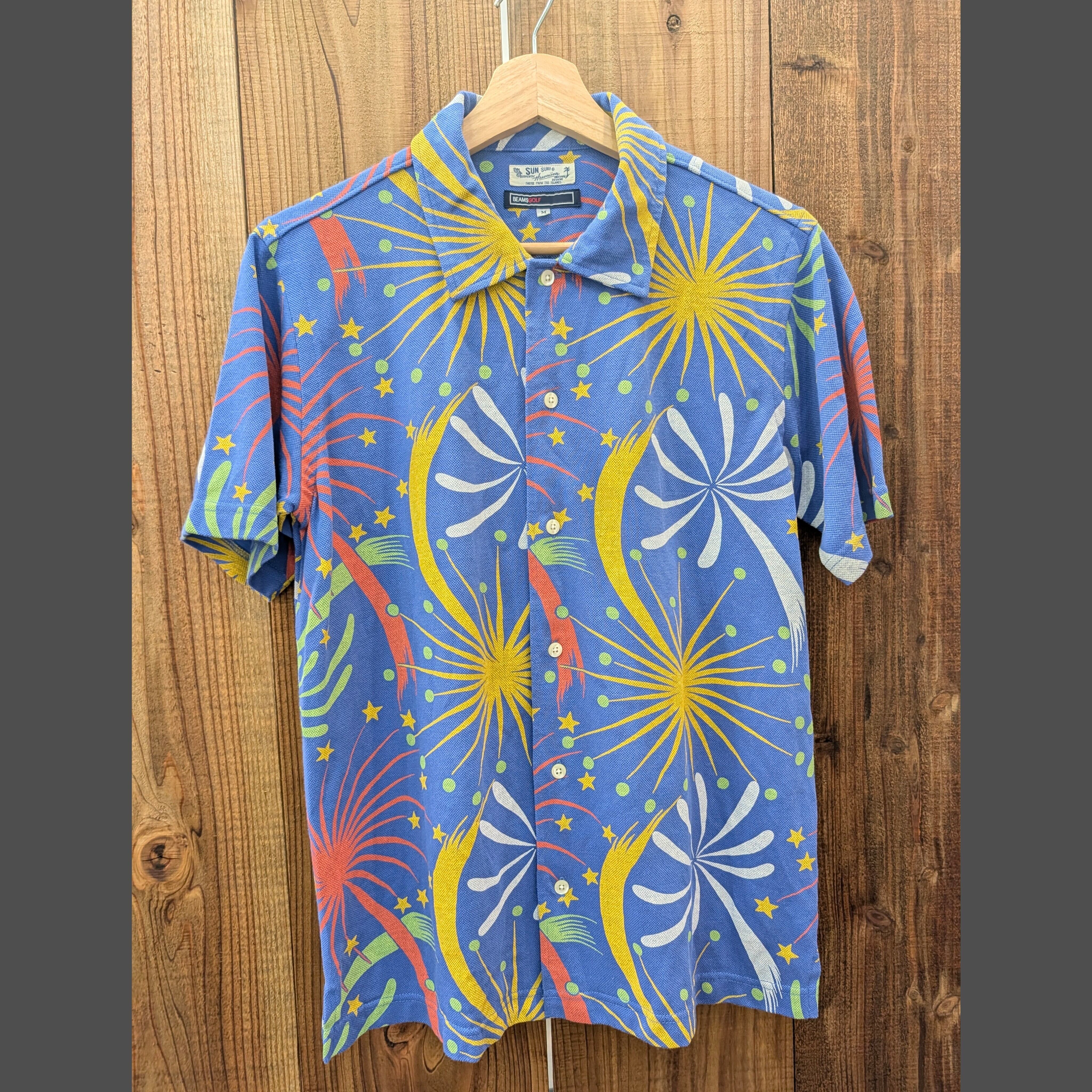 USED］ SUN SURF×BEAMS GOLF Polo Shirt / M | ARCANA/THE END
