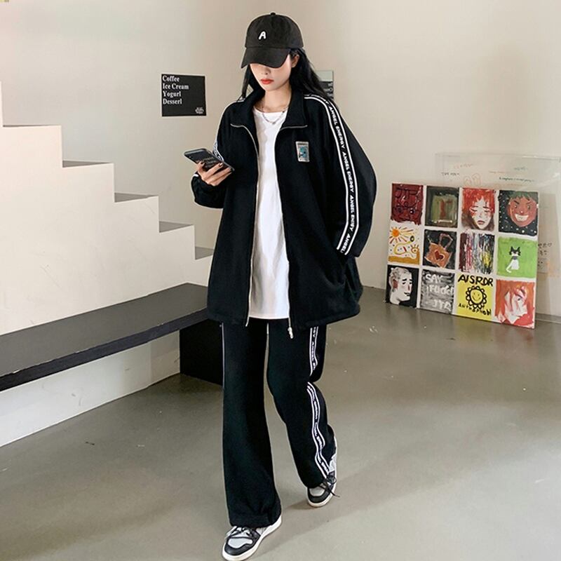 カジュアルスプリングオータムコート パンツ レッドスタイル ストリート 春物 秋物 試着室37955286167