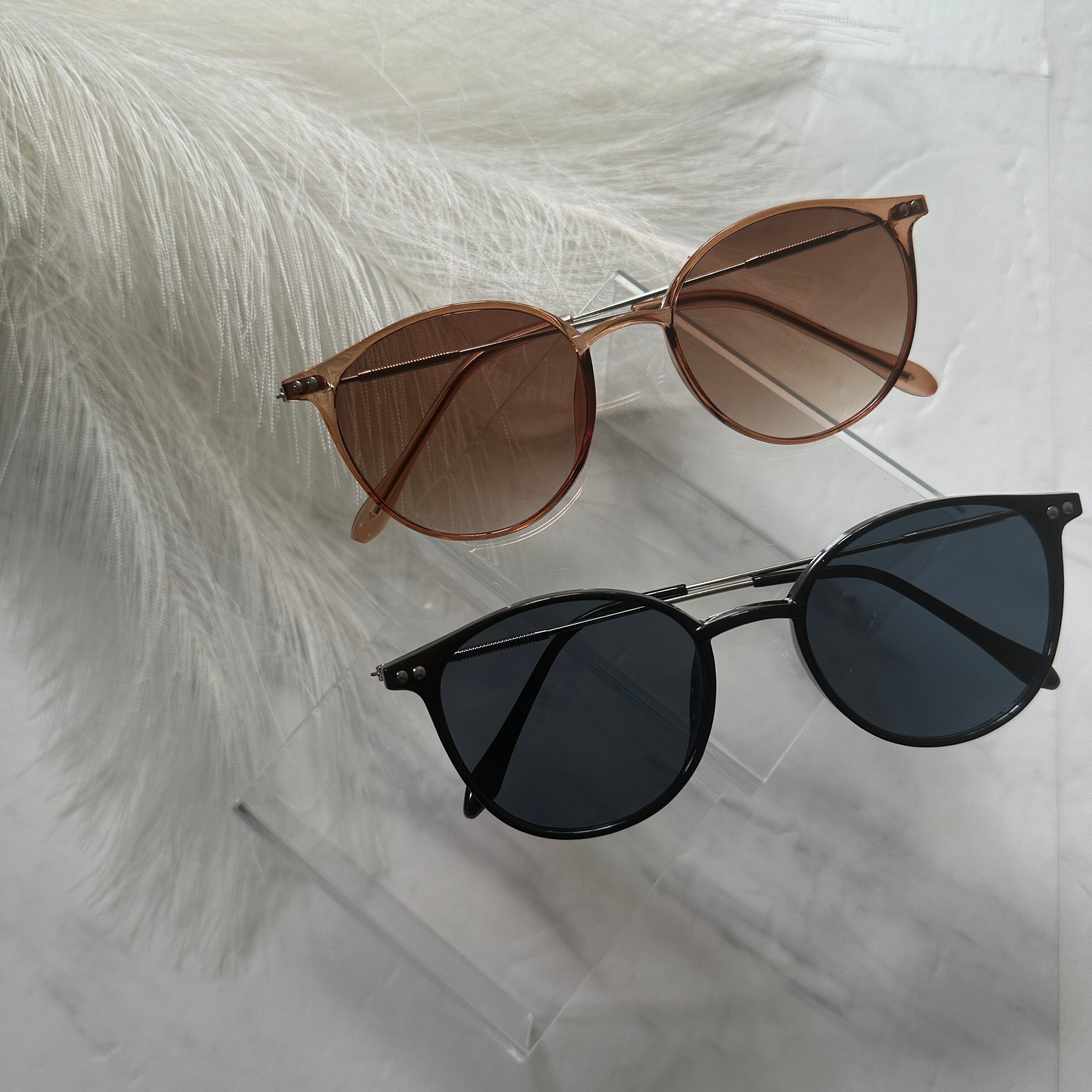 超軽量 UVカット ボストンサングラス