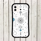受注生産 iPhoneケース 淡色の細密タリスマン柄｜幾何学シンボル TALM034C