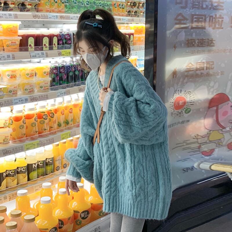 ブルーセーター オータムウィンタールーズスタンダードスタイル レトロ 秋物 冬物 スーパーモール7608092105