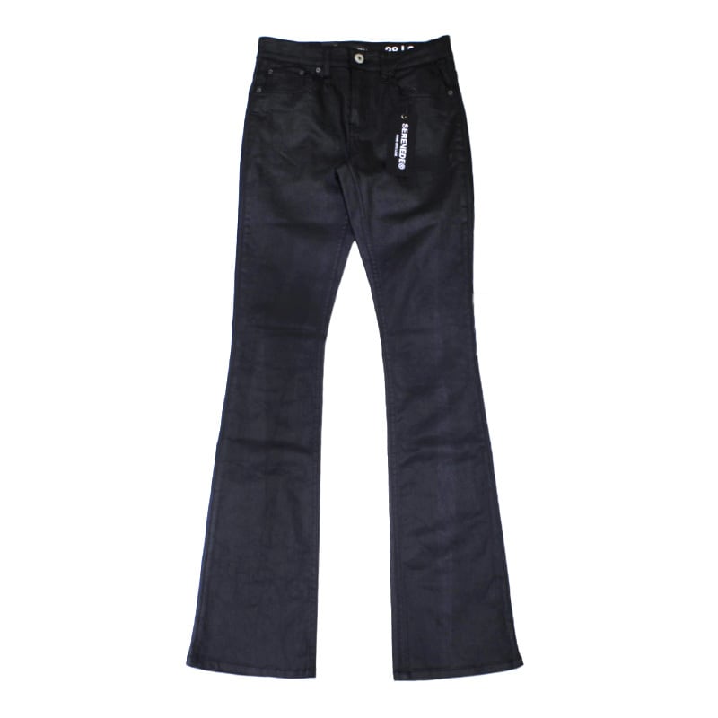 24AW】MASU ”MASU BOYS” STARDUST BELL-BOTTOM JEANS (BLACK PINK