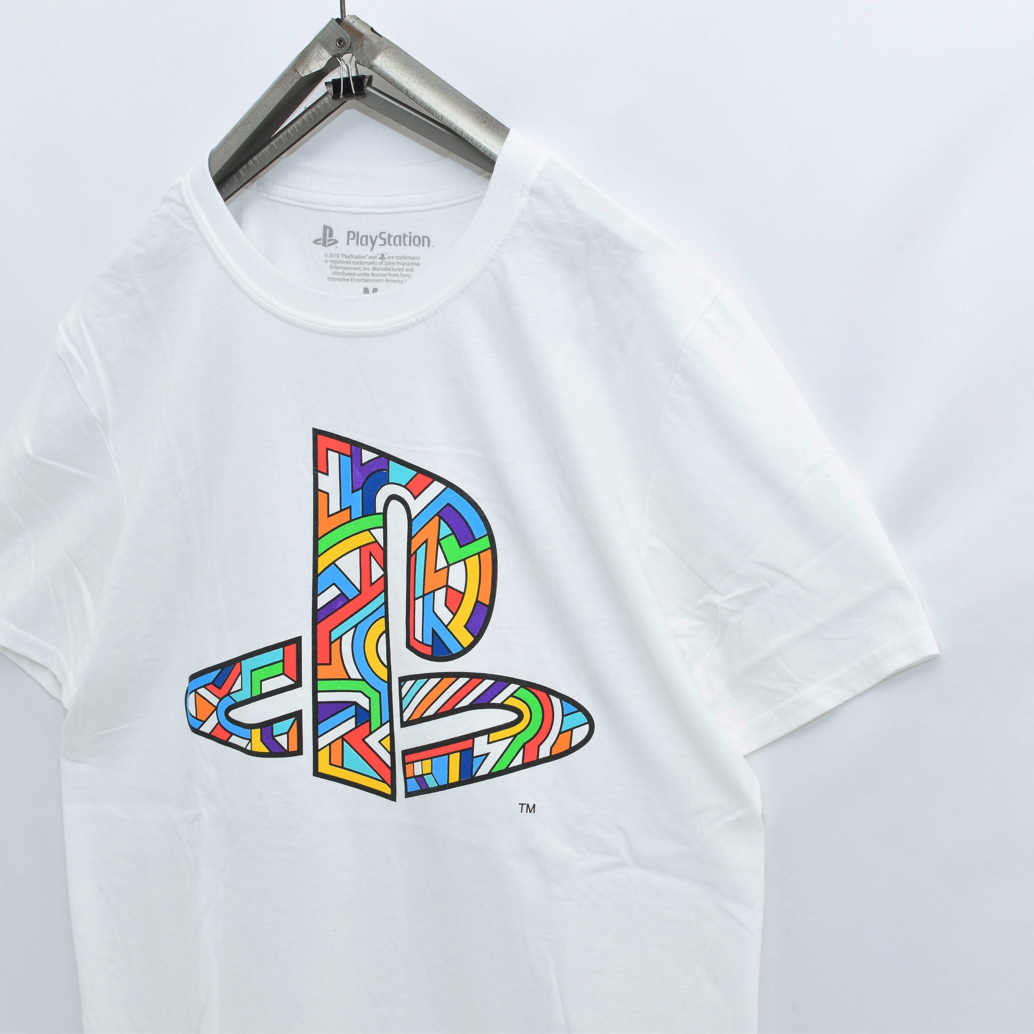 PlayStation 海外企画 オフィシャル ロゴプリントTシャツ ゲームT