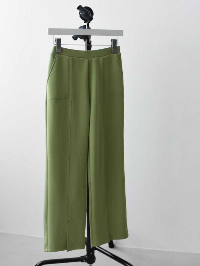 bonding slit pants（green）