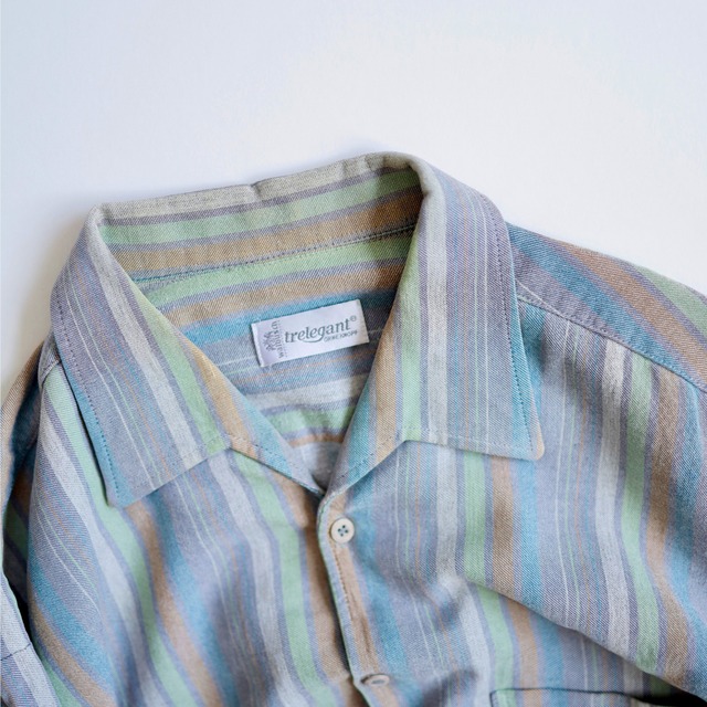 trelegant -Cotton Multi Stripe Shirt