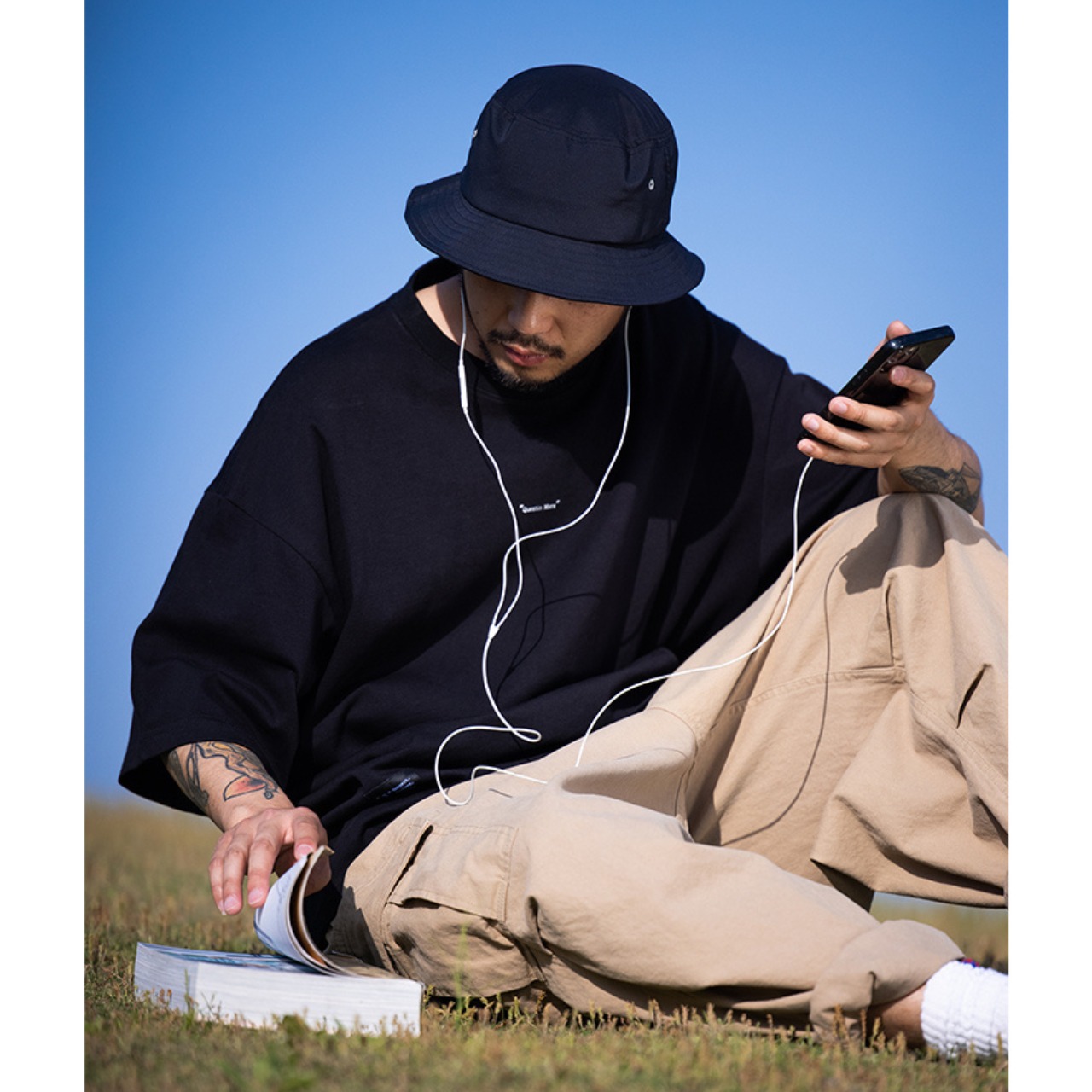 Front logo crew neck t-shirt 0612 - 5