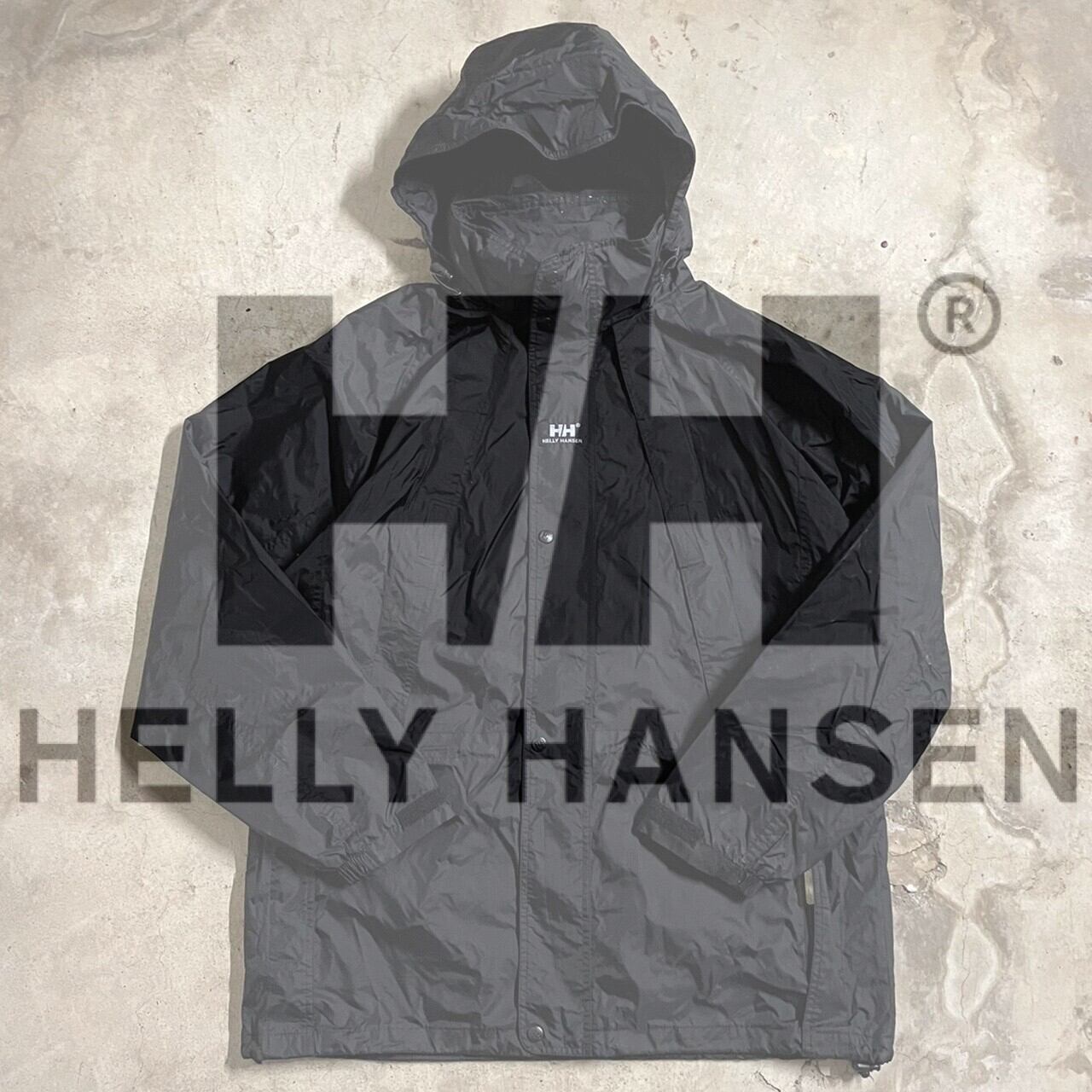 Helly Hansen ヘリーハンセン ロゴ刺繍 ナイロン マウンテンパーカー