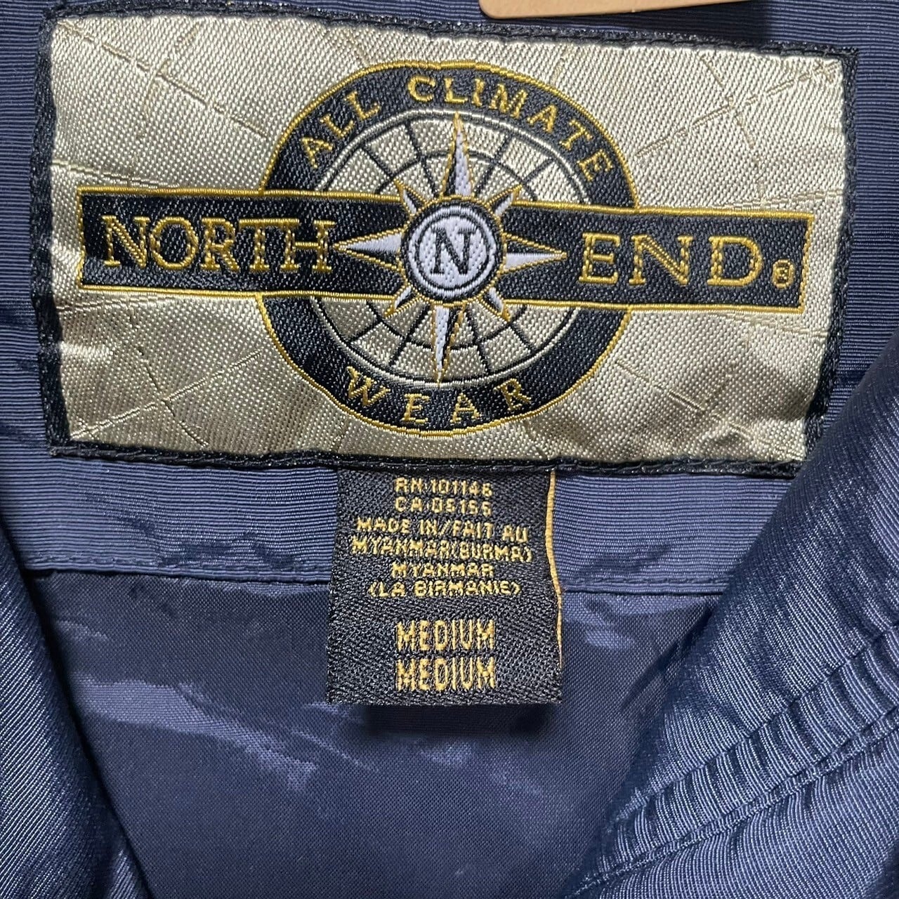 NORTH END ナイロンジャケット M 刺繍 ドローコード | 古着屋OLDGREEN