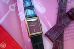 WCNC OLD MILLER G03 / Lunar New Year Limited Edition / Burgundy & Black Leather Strap set