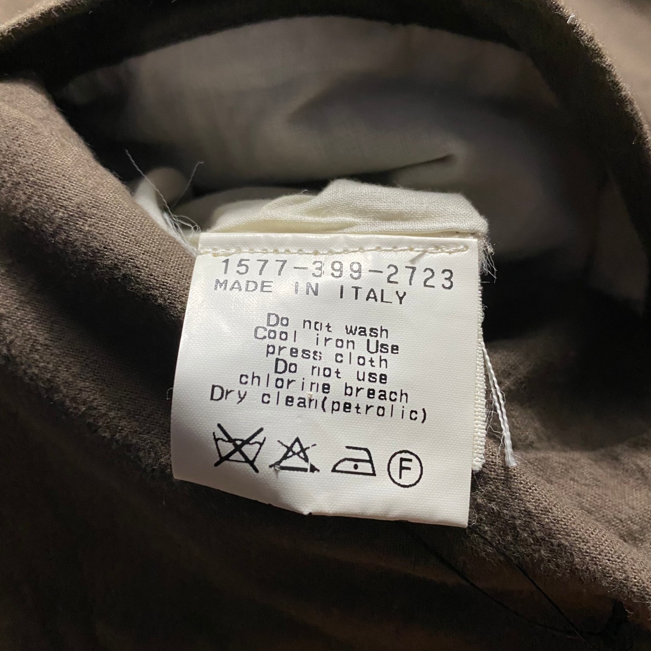 RICK OWENS wool riders jacket