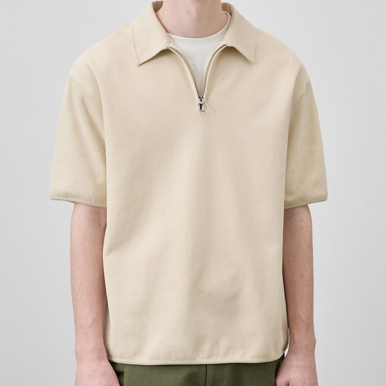 ジップポロシャツ　MT0170015