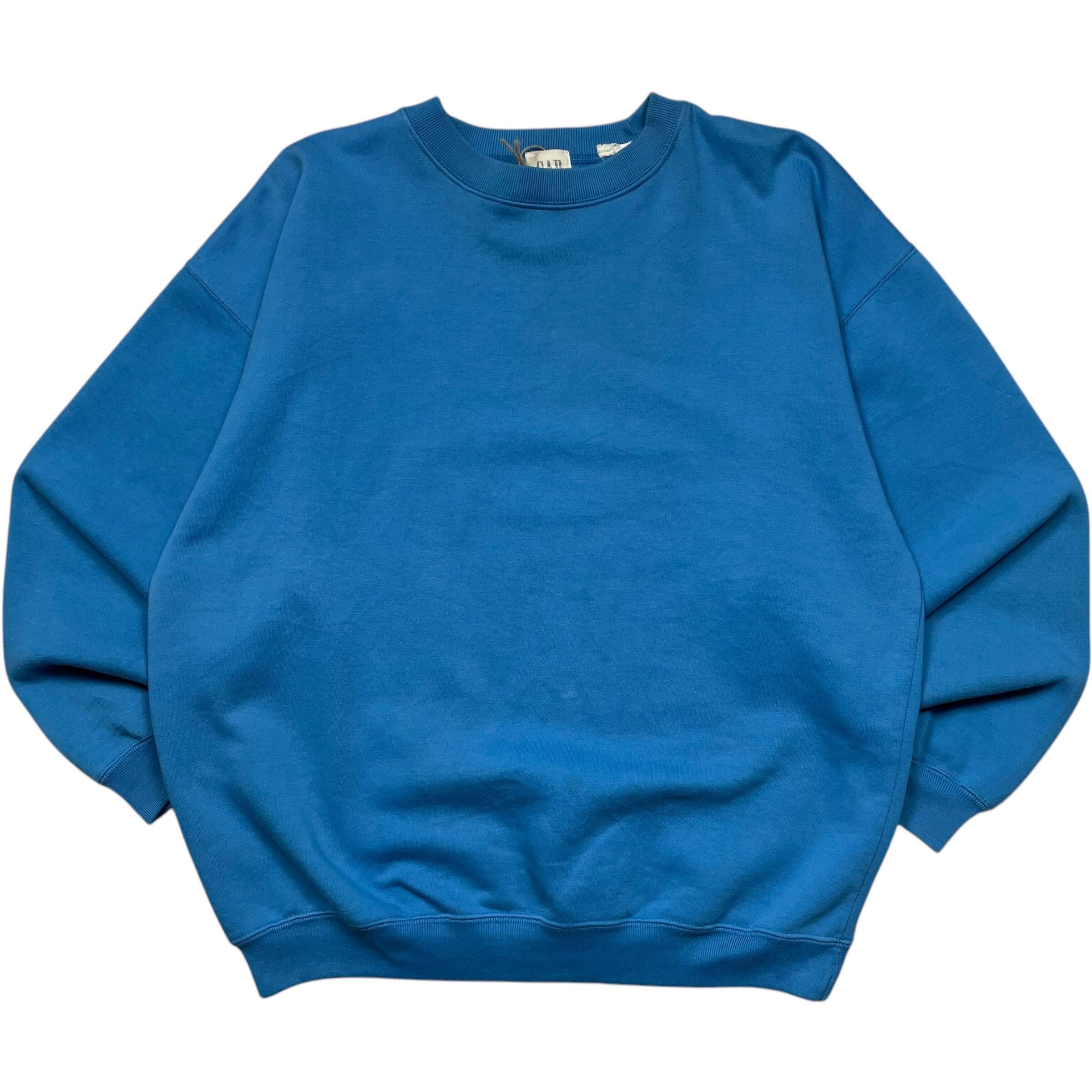 《M》OLD GAP オールドギャップ 無地 スウェット ライトブルー 90年代〜 no.6014