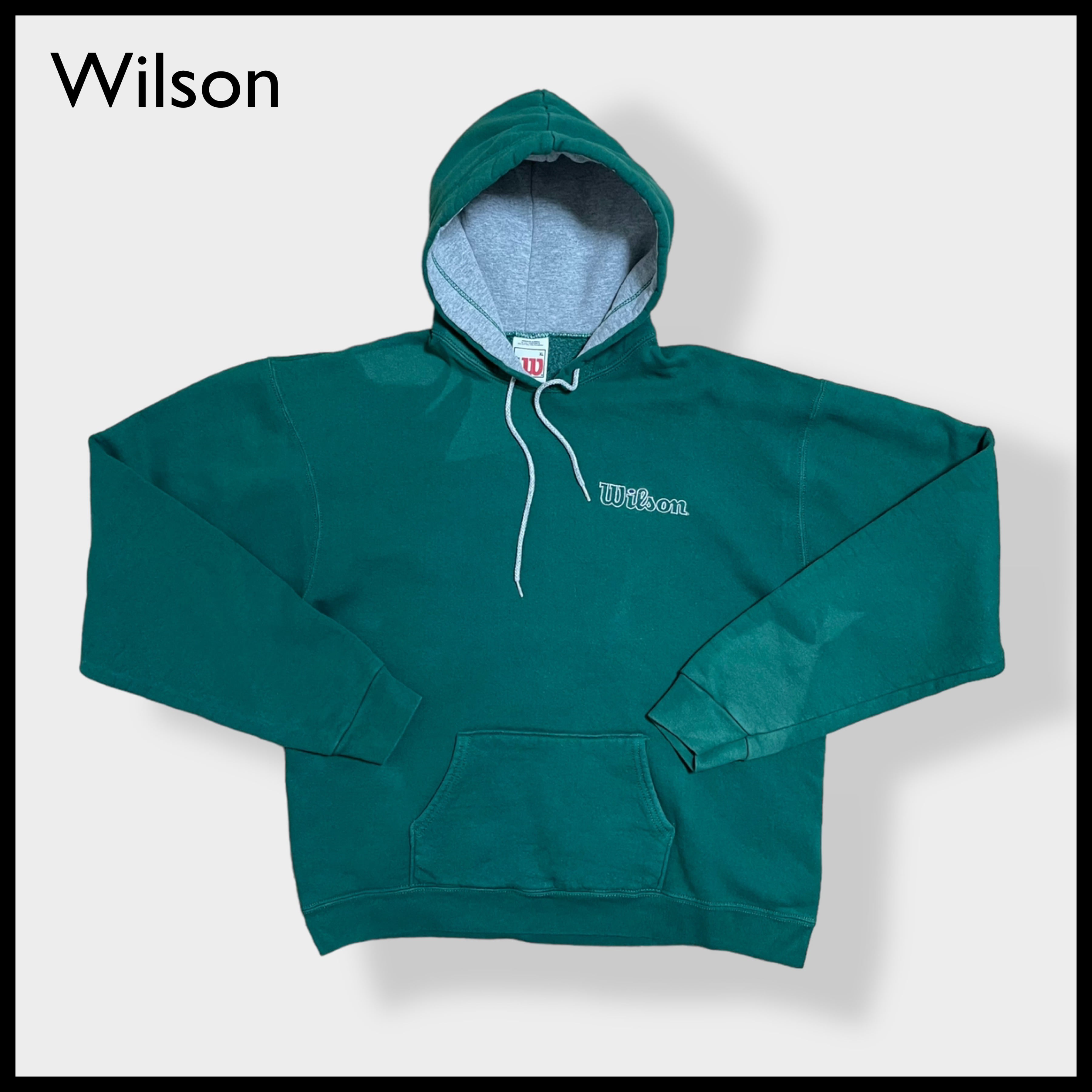 Wilson／ウィルソン裏起毛ジップアップフードパーカー