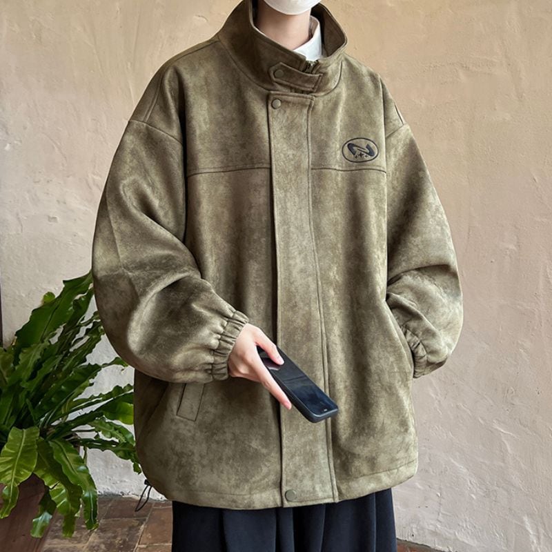 ハイネックスウェードジャケット C10446