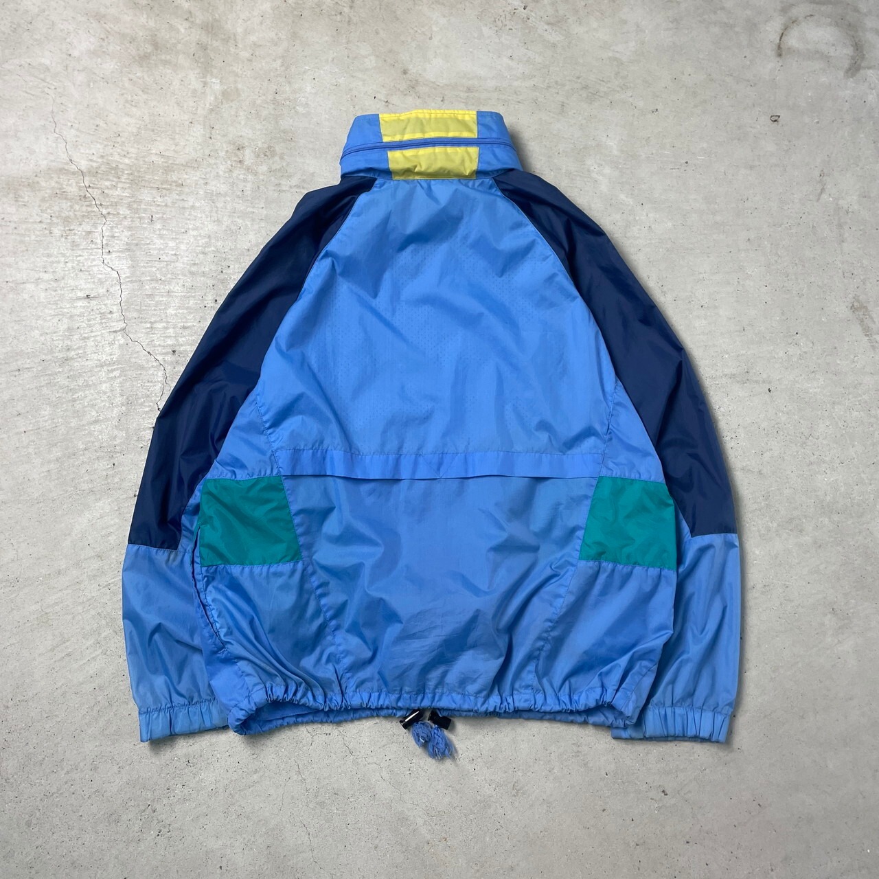 90年代 LOTTO ナイロンジャケット フード収納型 メンズM 古着 90s 