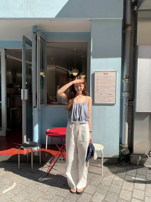 (OUNCE) heize shirring blouse / 4color