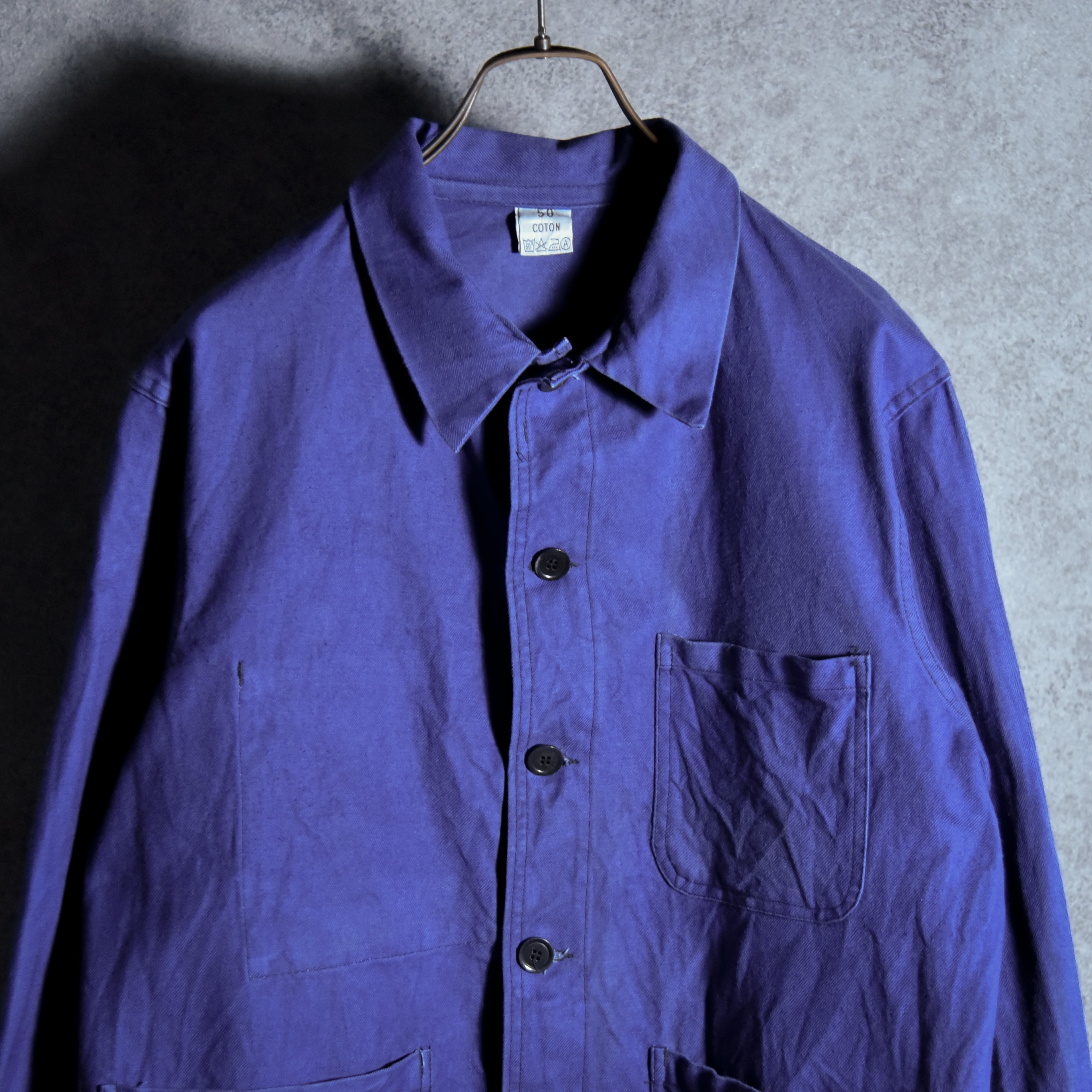 70-80s French Work Coverall Jacket フレンチワーク ツイル