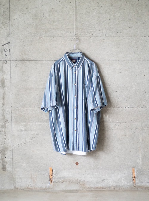"FADED GLORY" 1990s Multi stripe shirt