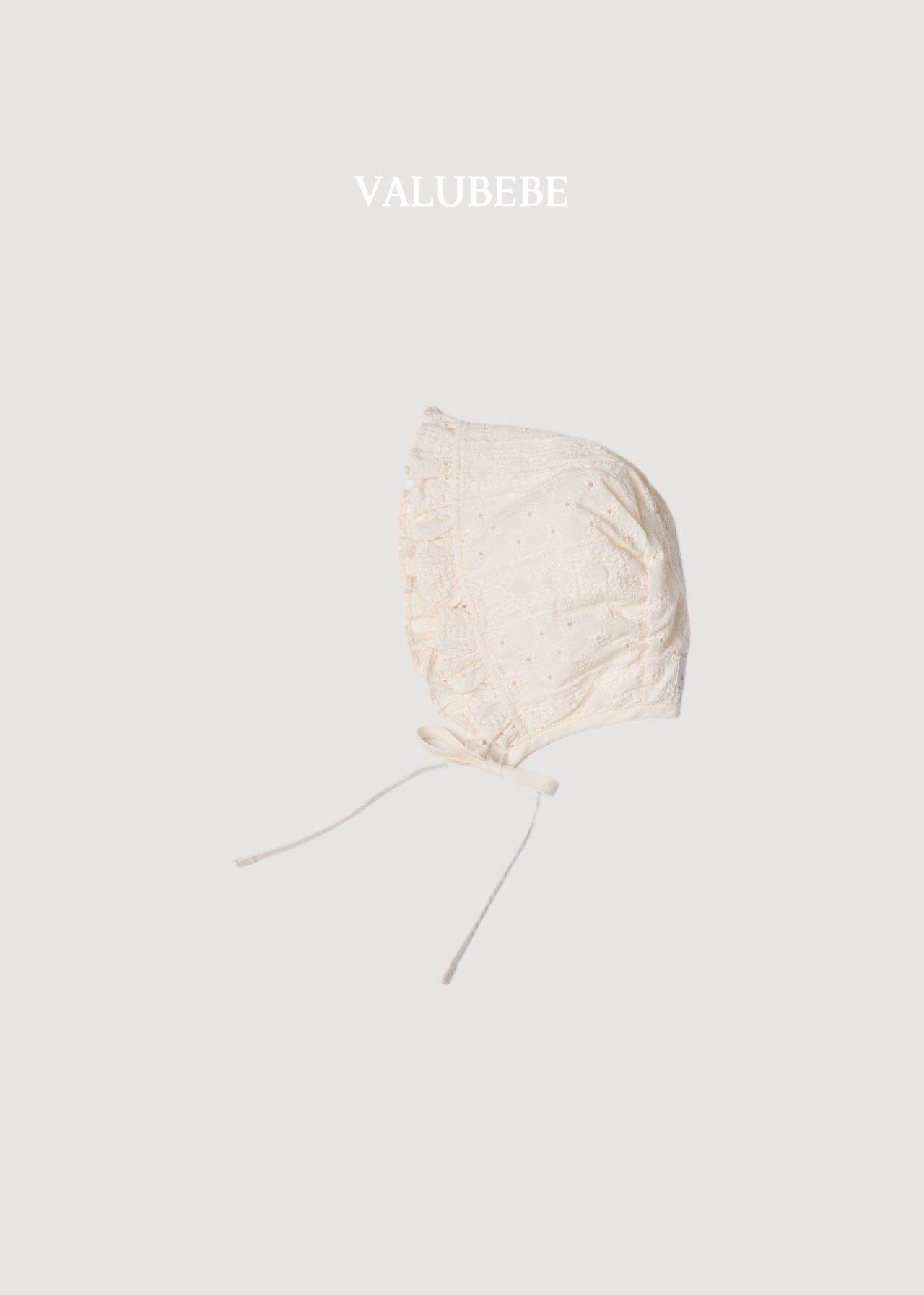 送料無料【予約】/ ミコレースボンネットハット / valubebe