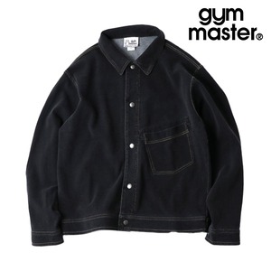 gym master ジムマスター 11oz インディゴ スウェットジャケット ジップアップ 裏毛 Gジャン風 ヴィンテージ メンズ G833746 ブラック