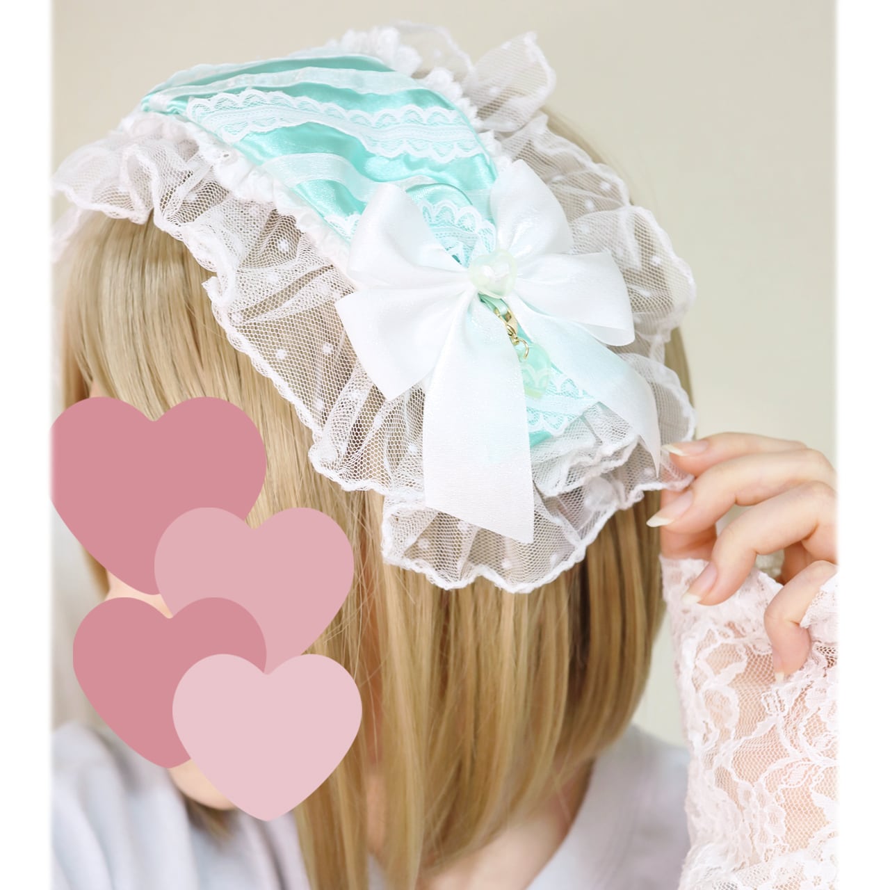 ハッピーキャンディヘッドドレス♡ミント♡ | Merry Merli Mellow