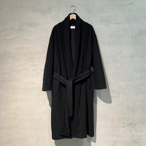 【ATON】ROYAL CHUNKY FLEECE SHAWL COLLAR COAT/SCAGSW0400