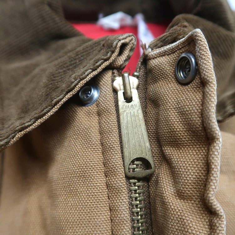 古着 70年代〜 USA製 Key IMPERIAL ダック 刺繍 中綿 ワークジャケット