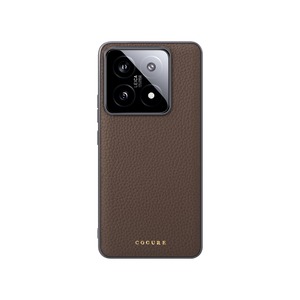 【人気】COGURE コグレ Xiaomi 14T Pro ケース 本革 シュリンクカーフレザー 耐衝撃 シンプル おしゃれ ギフトボックス付き COPs-Mi14TPro エトープ