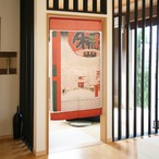 【受注生産】 のれん 歌川広重　浅草金龍山  幅85ｘ丈150cm
