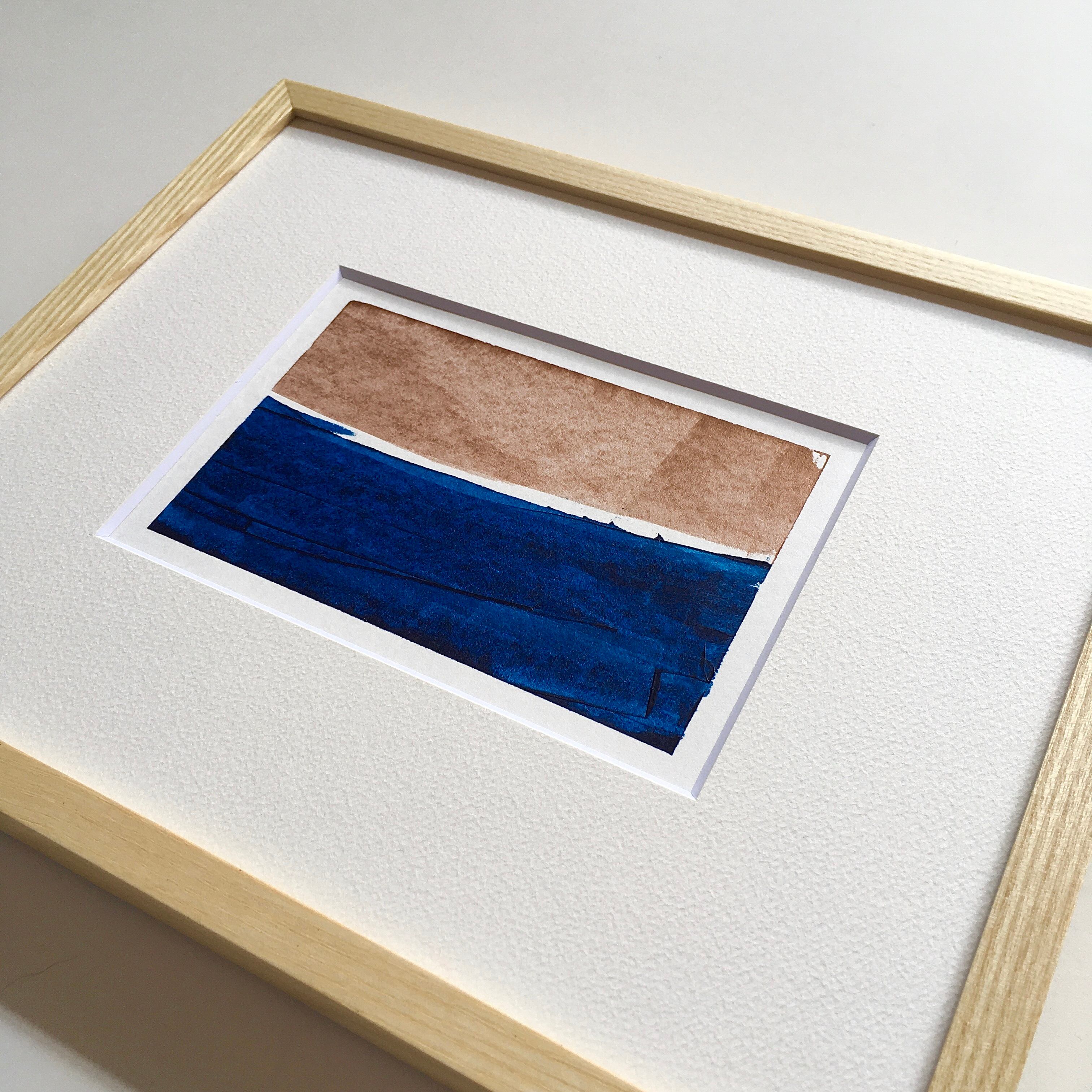 アクリル抽象画「two-tone14,2022」 | art unit mikka