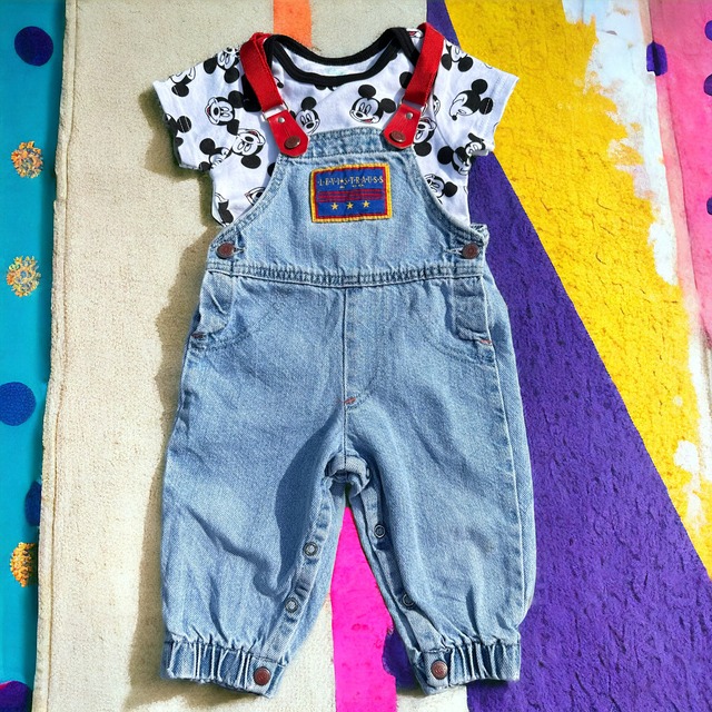 【BABY/KIDS】Disney Baby Mickey rompers size:12month