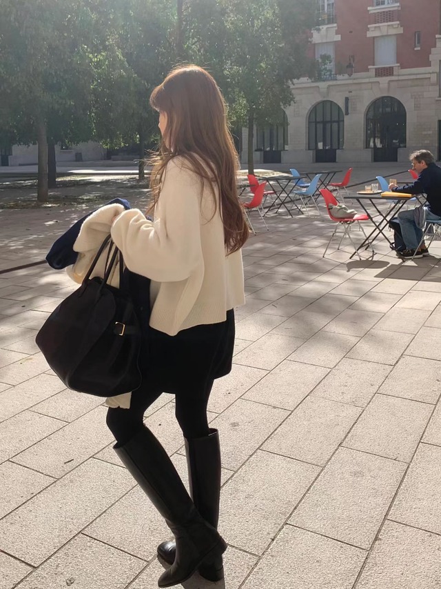 (予約) ounce / Cash raglan turtleneck knit 3color