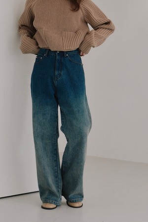 Hella gradation denim　グラデーションデニム Indigo
