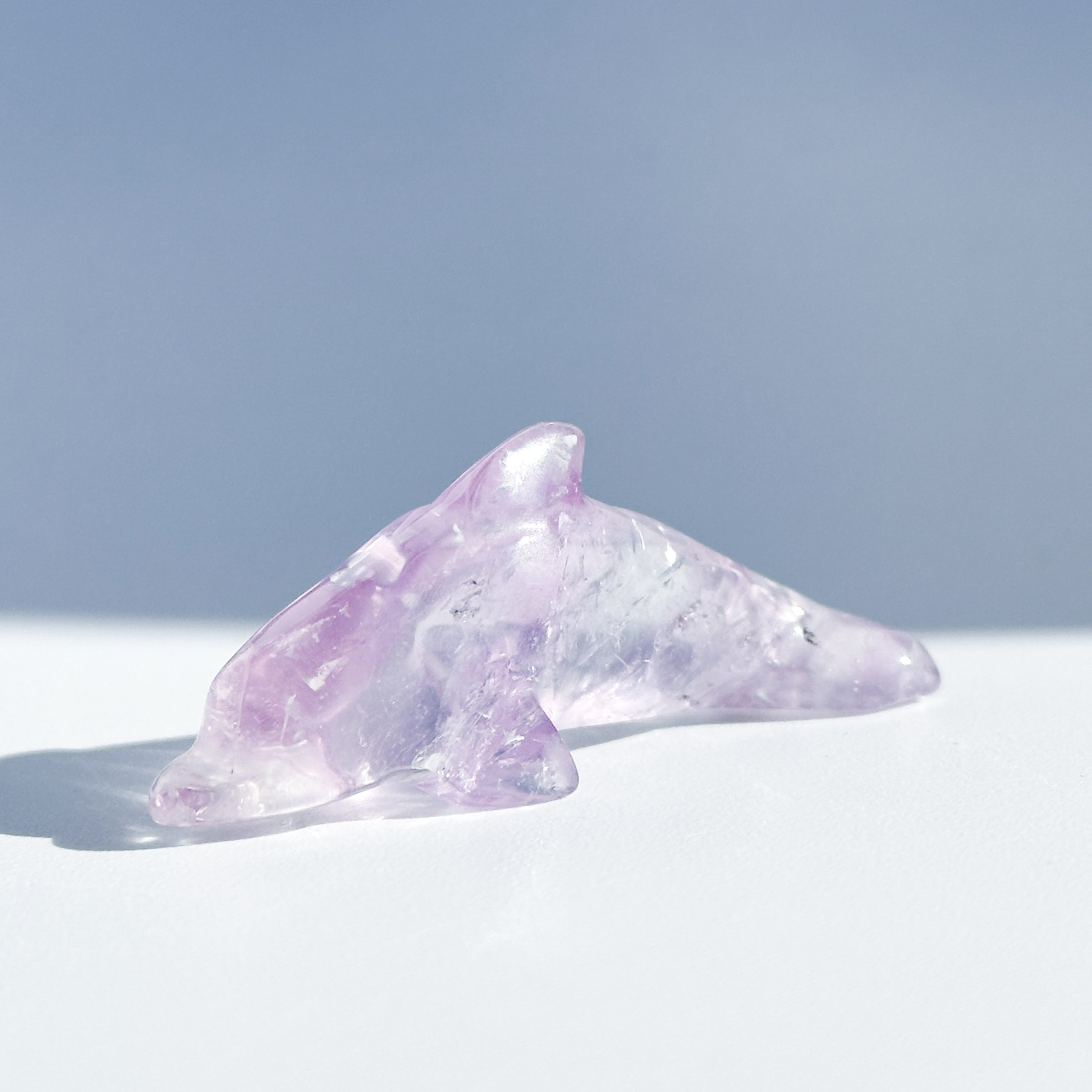 ファントム◎アメジスト ミニイルカ02◇ Amethyst◇ 天然石・鉱物・パワーストーン